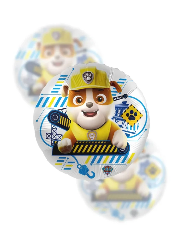 Balon Foliowy ,,Psi Patrol'' RUBBLE 18" - Z helem