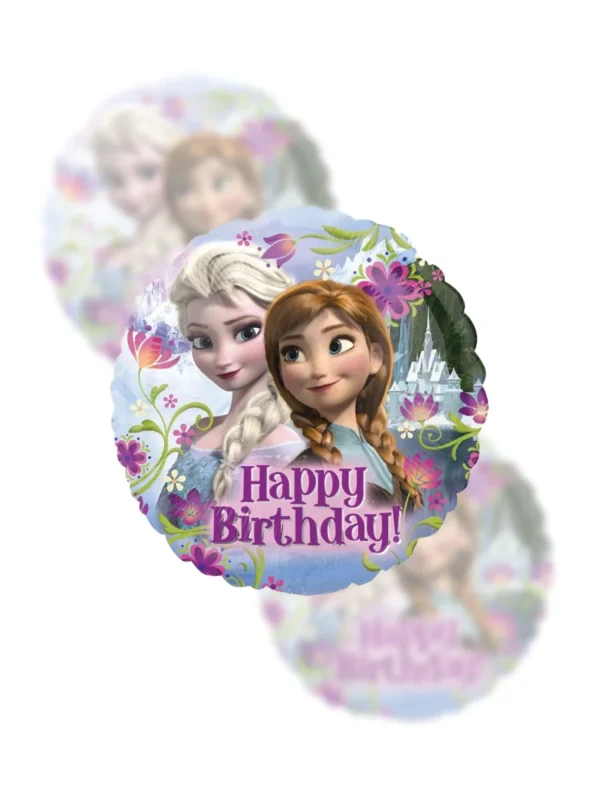 Balon Foliowy  Happy Birthday 18"  Frozen II - Z helem