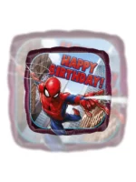 Balon Foliowy  Happy Birthday 18" Spiderman - obrazek 2