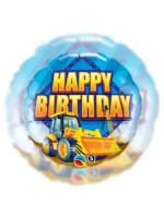 Balon Foliowy  Happy Birthday 18" koparka - obrazek 2