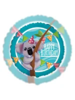Balon Foliowy  Happy Birthday 18" Koala - obrazek 2