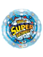 Balon Foliowy  Happy Birthday 18" Have A Super Birthday! - obrazek 2