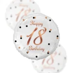 Balon Foliowy Happy Birthday 18" rose gold 18