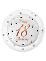 Balon Foliowy Happy Birthday 18" rose gold 18 - obrazek 2