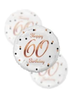 Balon Foliowy  Happy Birthday 18" rose gold 60