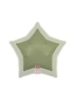 Balon Foliowy gwiazdka 15" Sage Green Ibrex - obrazek 2