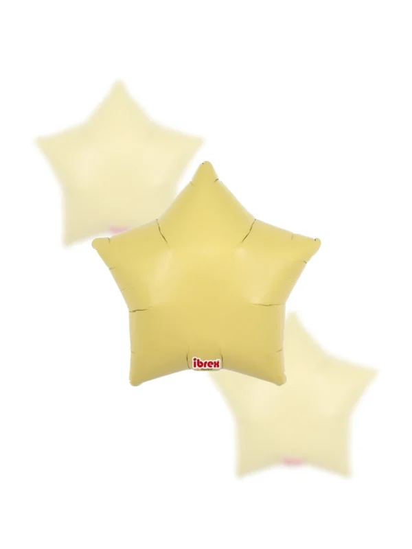 Balon Foliowy gwiazdka 15" Ice Orange Ibrex - Z helem