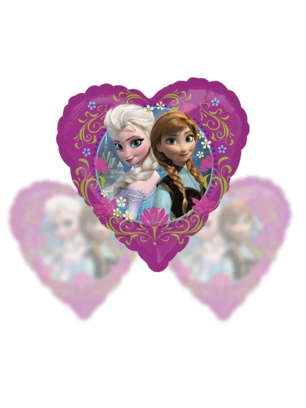 Balon Foliowy Frozen serduszko18" - Z helem