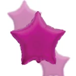Balon Foliowy Gwiazdka 18" Purpurowa