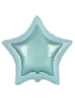 Balon Foliowy Gwiazdka 18" Pastelowa Niebieska - obrazek 2