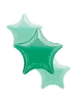Balon Foliowy Gwiazdka 18" Zielona Metalizowana