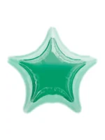 Balon Foliowy Gwiazdka 18" Zielona Metalizowana - obrazek 2
