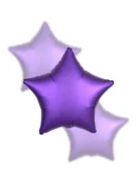 Balon Foliowy Gwiazdka 18" Satynowa Liliowa