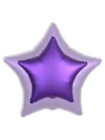 Balon Foliowy Gwiazdka 18" Satynowa Liliowa - obrazek 2