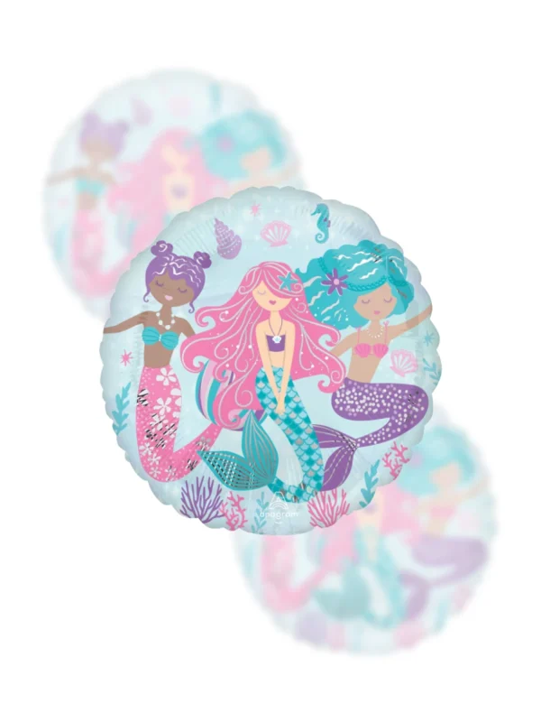 Balon Foliowy syrenki 18" - Z helem