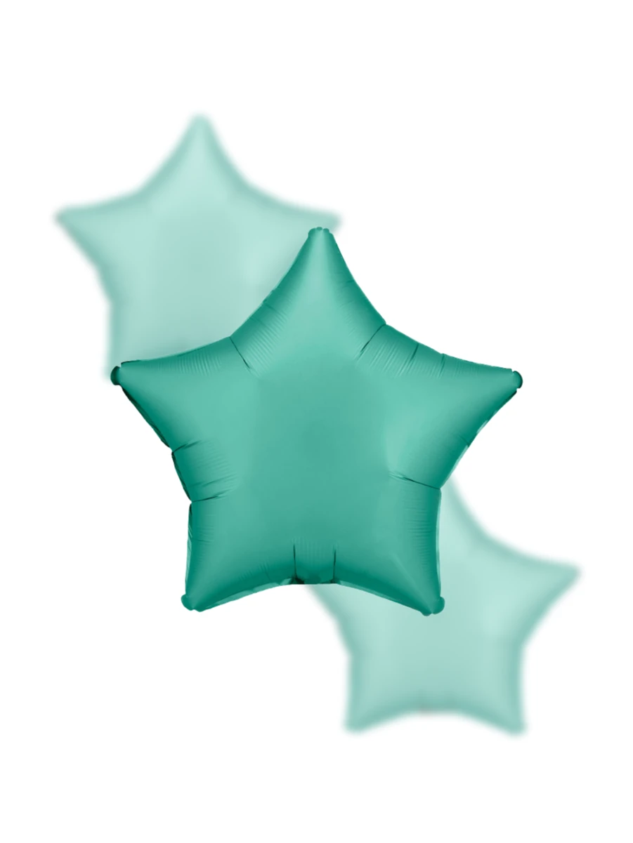 9914106-92 Balon Foliowy Gwiazdka 18" Jadeitowa - obrazek 1