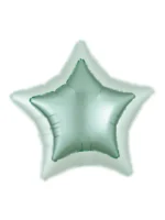 Balon Foliowy Gwiazdka 18" Satynowa Miętowa - obrazek 2