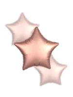Balon Foliowy Gwiazdka 18" Satynowa Rose Gold