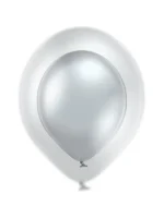 Balon Lateksowy 12" błyszczący srebrny - obrazek 2