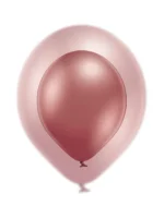 Balon Lateksowy 12" Błyszczący  różowe złoto - obrazek 2