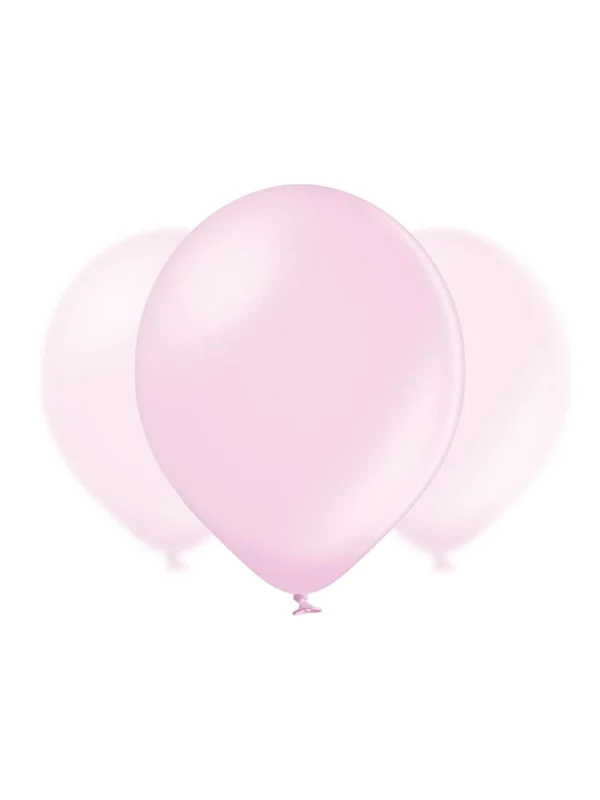 Balon Lateksowy 12" metaliczny różowy - Z helem