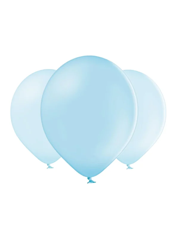 Balon Lateksowy 12" Sky Blue - Z helem