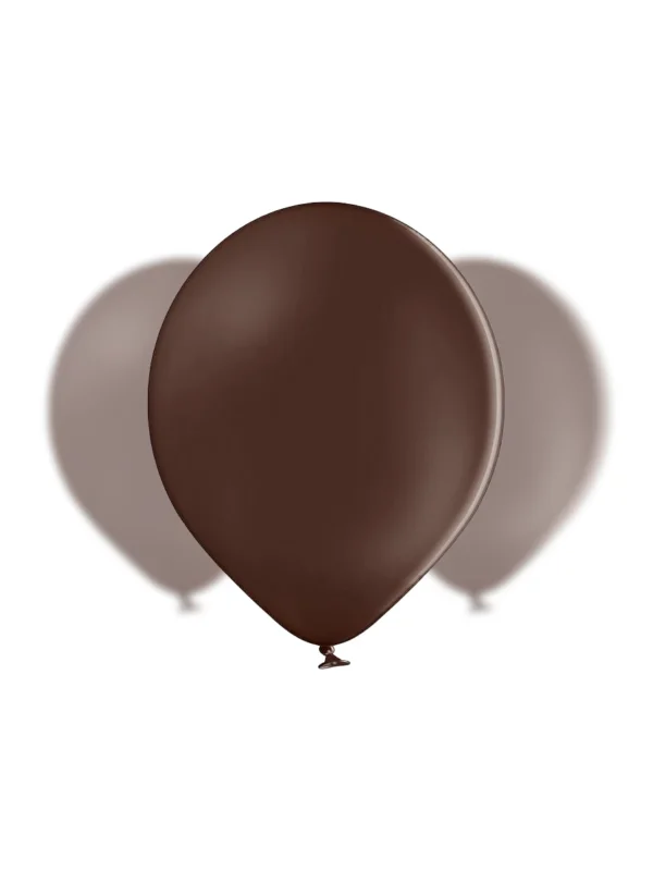 Balon Lateksowy 12" Cocoa Brown - Z helem