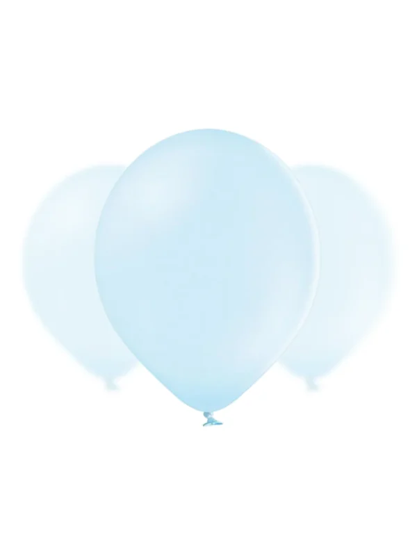 Balon Lateksowy 12" Ice Blue - Z helem