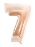 Balon Rose Gold Cyfra Foliowa ,,7",92cm - obrazek 2
