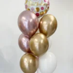Bukiet "Lux Rose-Gold Birthday"