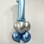 Bukiet "Glossy Blue Birthday"