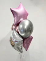 Bukiet "Glossy Pink Stars" - obrazek 2
