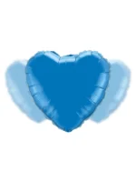 Balon Foliowy Serce Niebieskie 18"
