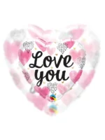 Balon Foliowy Love You Heart's 18" - obrazek 2