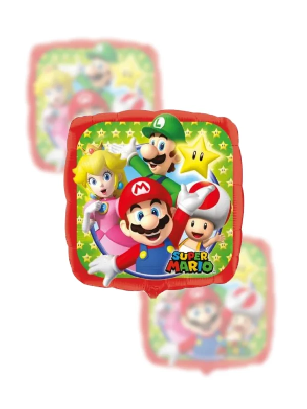 Balon Foliowy ,,Super Mario Bros" 18" - Z helem