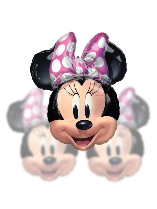 Balon Foliowy Głowa Minnie Mouse 30" - Z helem
