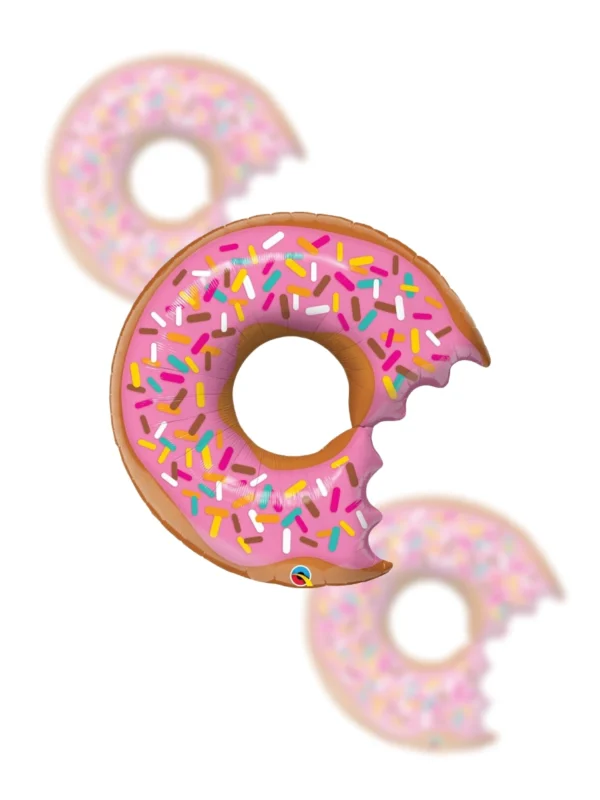 Balon Foliowy Donut z Posypką 36" - Z helem