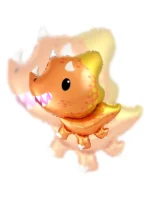 Balon Foliowy Baby Triceratops Orange 24" - obrazek 2
