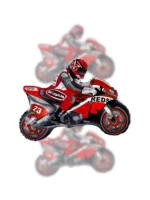 Balon Foliowy Czerwony Motor 24"