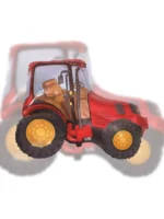 Balon Foliowy Traktor Czerwony 24" - obrazek 2