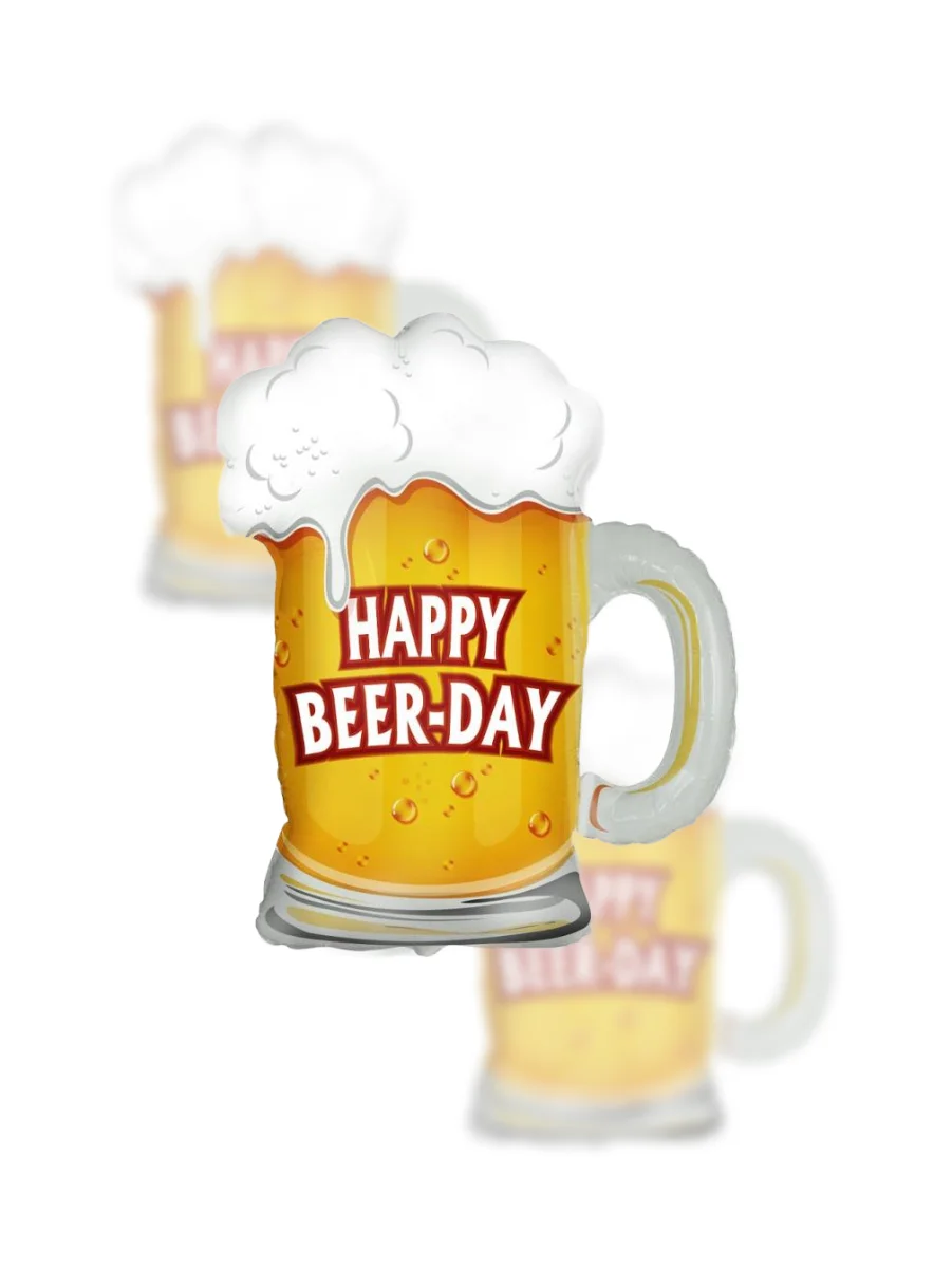 B901787 FX Balon Foliowy Kufel Happy Beer-Day 24" - obrazek 1