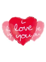 Balon foliowy serce czerwone I Love You 18" (45cm)