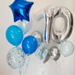Set "Blue and Silver Party"