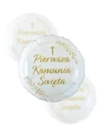Balon Foliowy Pierwsza Komunia Święta Kłosy 18"