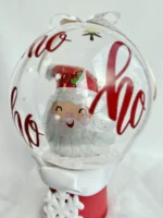 ŚWIĄTECZNA BOMBKA BALONOWA- BUBBLEBOX "Holly Jolly" - obrazek 2