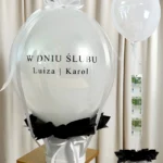 BalonBox + folie | Na ŚLUB | Balon z WYLATUJĄCĄ KASĄ | Odbiór w Krakowie
